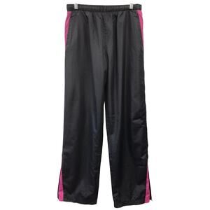 BCG Pants Womens XL Activewear Black Pink Elastic Waist Drawstring Lined